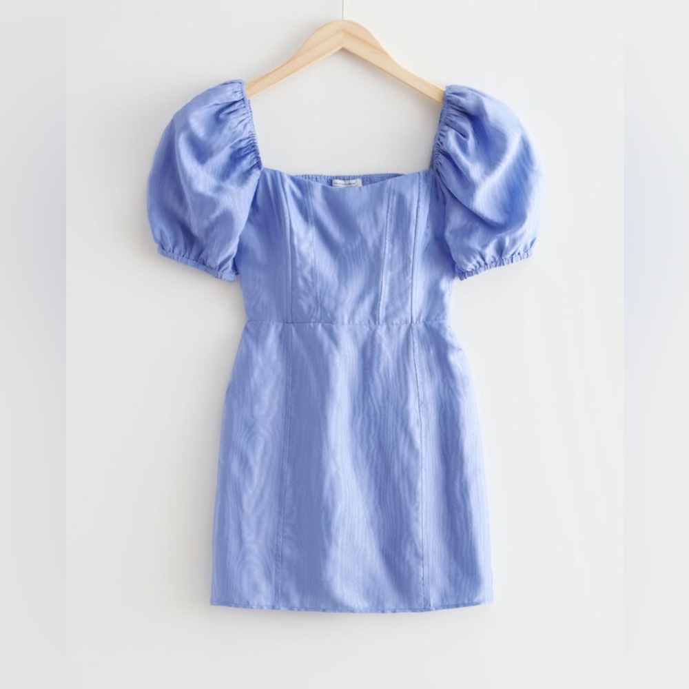 & Other Stories Blue Mini Dress